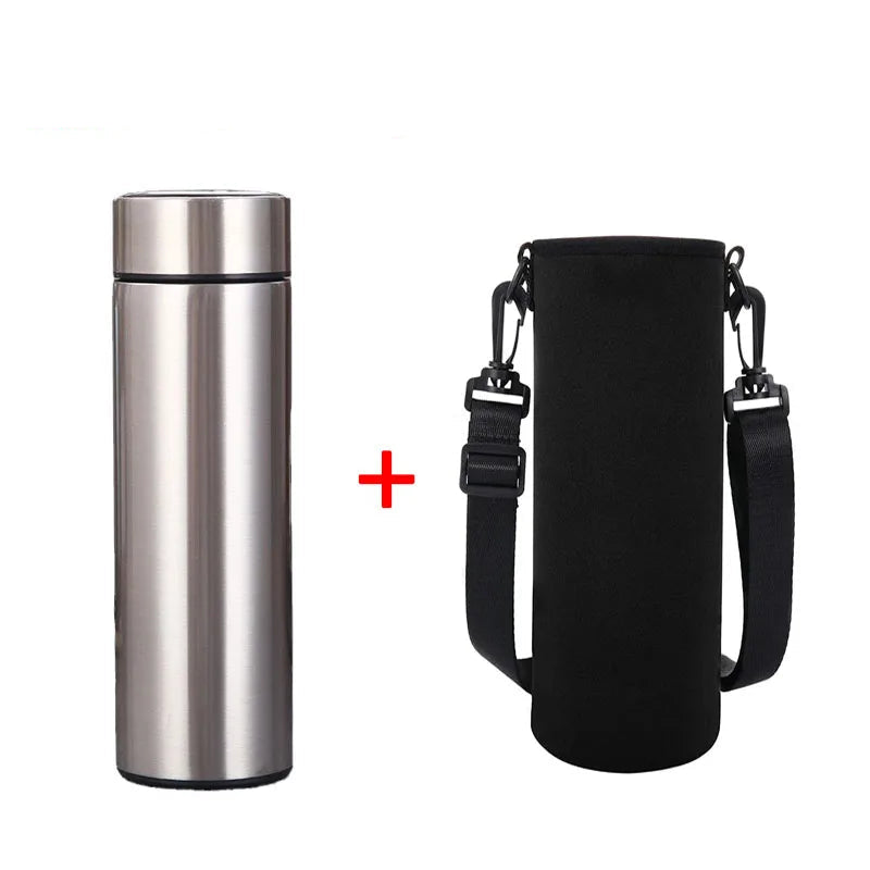 SmartSip™ – 500ML Smart Temperature Display Thermos Bottle