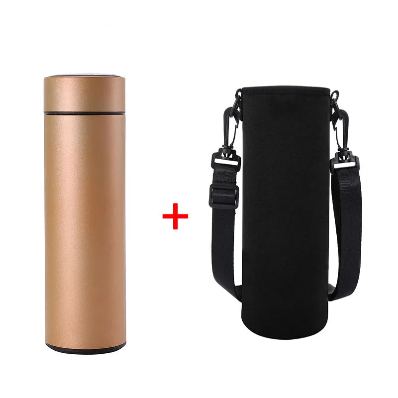 SmartSip™ – 500ML Smart Temperature Display Thermos Bottle