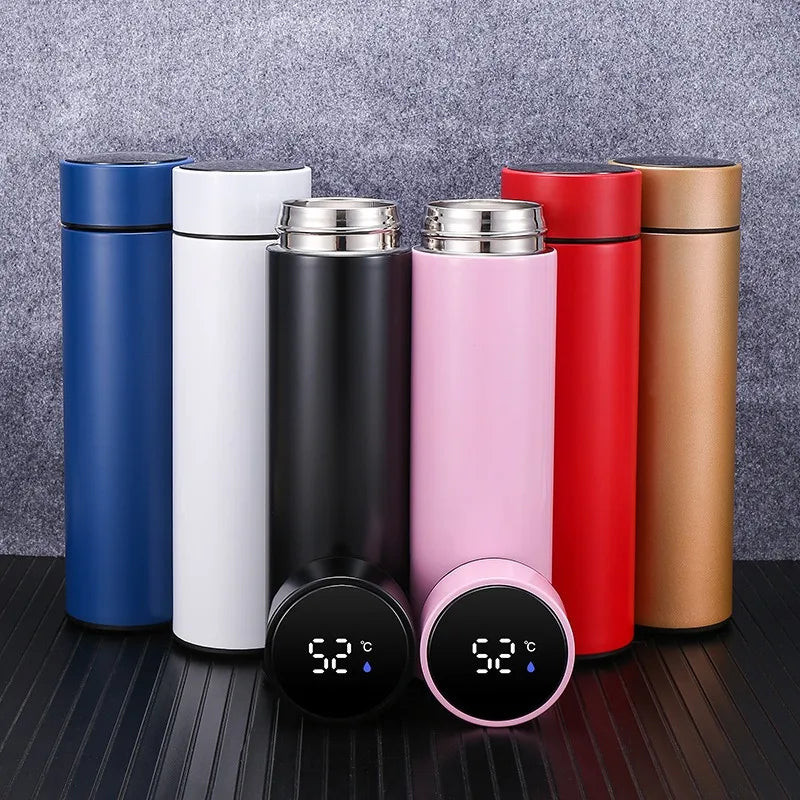 SmartSip™ – 500ML Smart Temperature Display Thermos Bottle