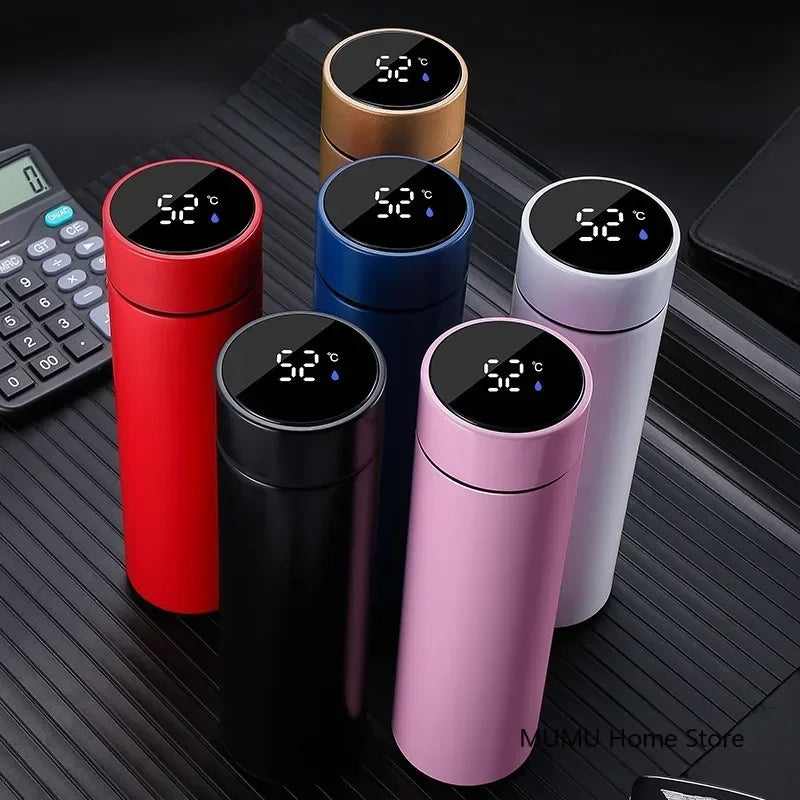 SmartSip™ – 500ML Smart Temperature Display Thermos Bottle