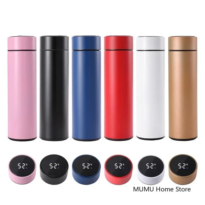 SmartSip™ – 500ML Smart Temperature Display Thermos Bottle